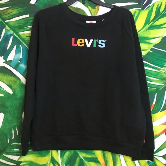 Levi's Tops - 13.  $49 Levi’s Women’s Relaxed Graphic Multicolor Long Sleeve Sweatshirt